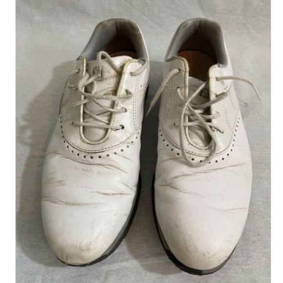 FootJoy Emerge Womens Golf Shoes White Leather 8.5 - Picture 1 of 12